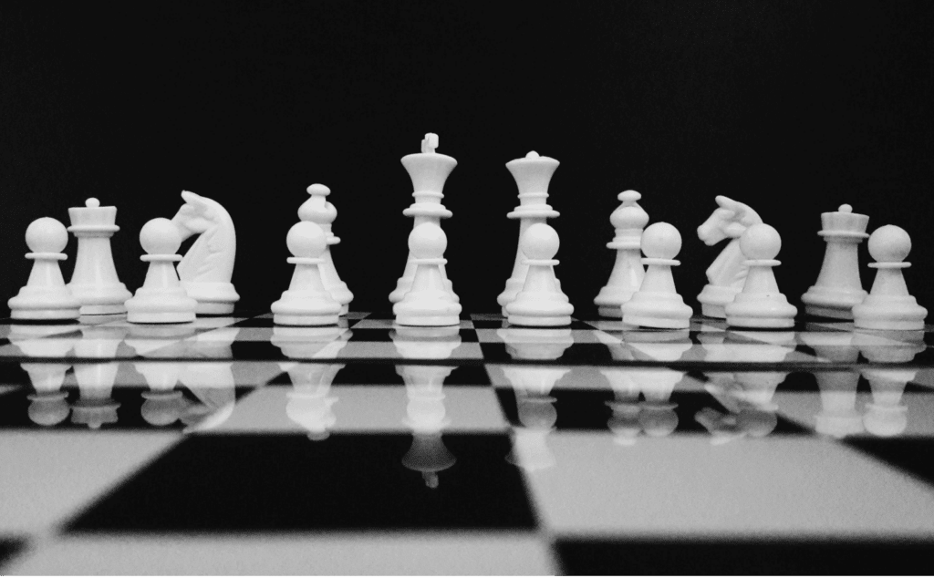 This image of a chess set highlights the threat intelligence aspect of our discussion involving DNS lookups/