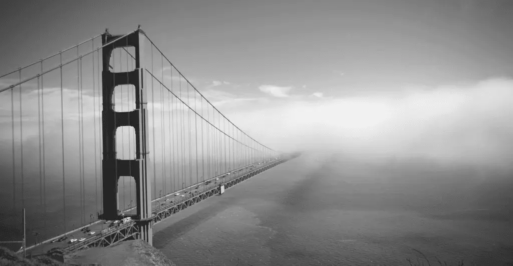 This image of the Golden Gate Bridge highlights our discussion topic: An interview about brand protection with EBRAND's US MD Andrew Brodsky.