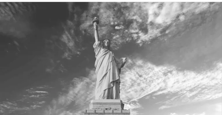 This image of the Statue of Liberty highlights our discussion topic: An interview about brand protection with EBRAND's US MD Andrew Brodsky.