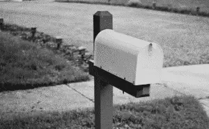 This image of a mailbox / post box demonstrates this discussion topic: Email servers, as part 6 of our definitive domain cybersecurity checklist.