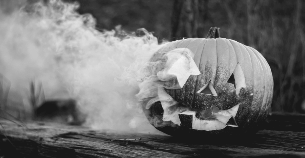 This spooky image of a smoky pumpkin jack-o-lantern highlights our discussion topic: The top ten phishing nightmares from 2024 (so far!).