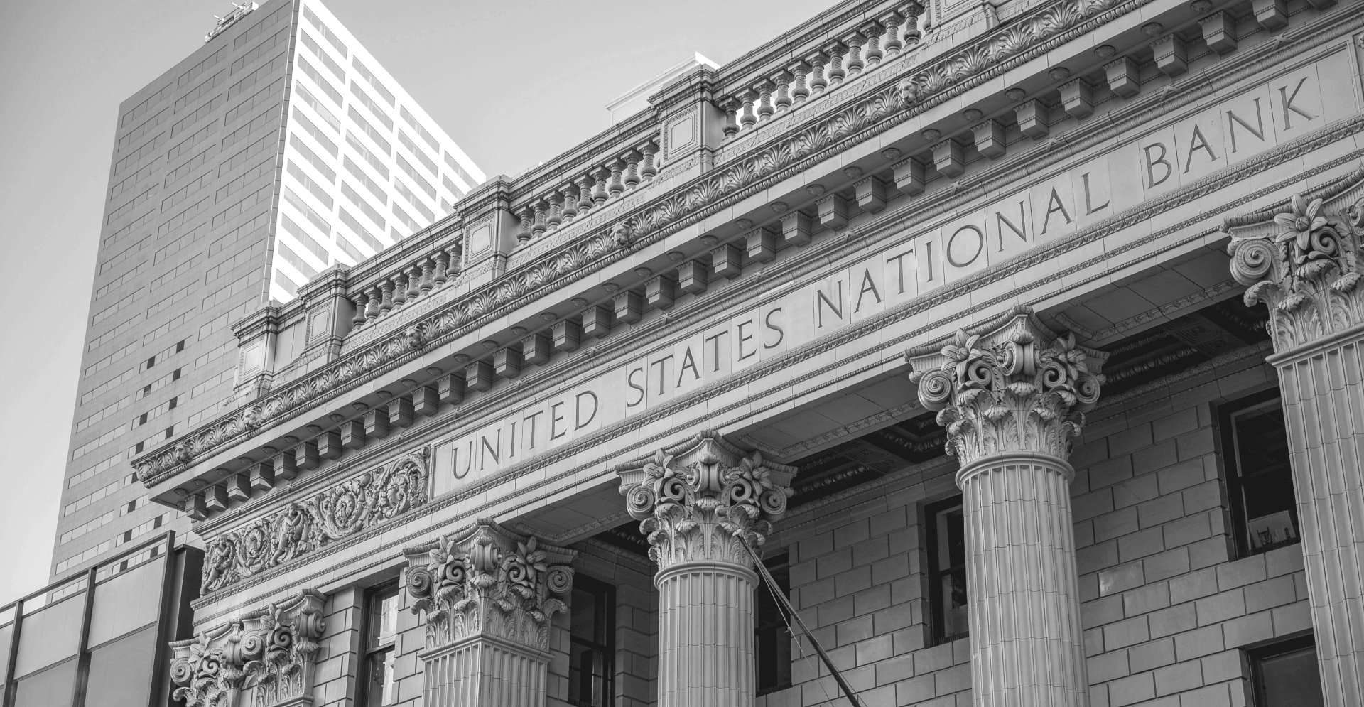 This image of the US National Bank illustrates our discussion topic: Modern banking scams, and how to tackle them.