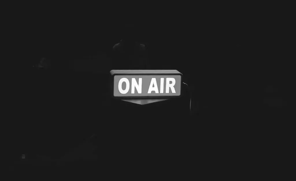This image of an "ON AIR" sign illustrates our discussion topic on livestream counterfeiting and how brands can stay safe.