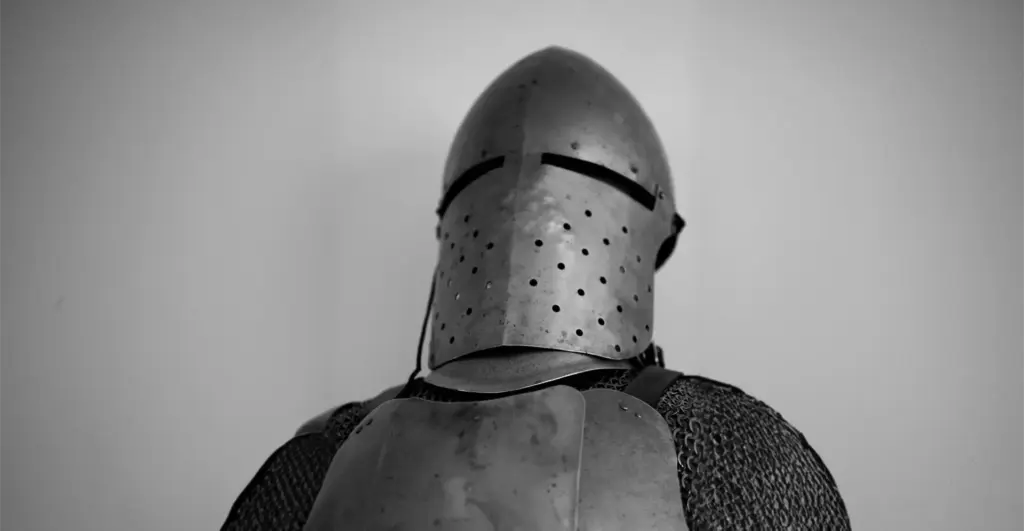 This image of a knight illustrates our discussion topic: What is brand protection.