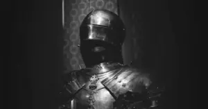 This image of a knight illustrates our discussion topic: What is brand protection.