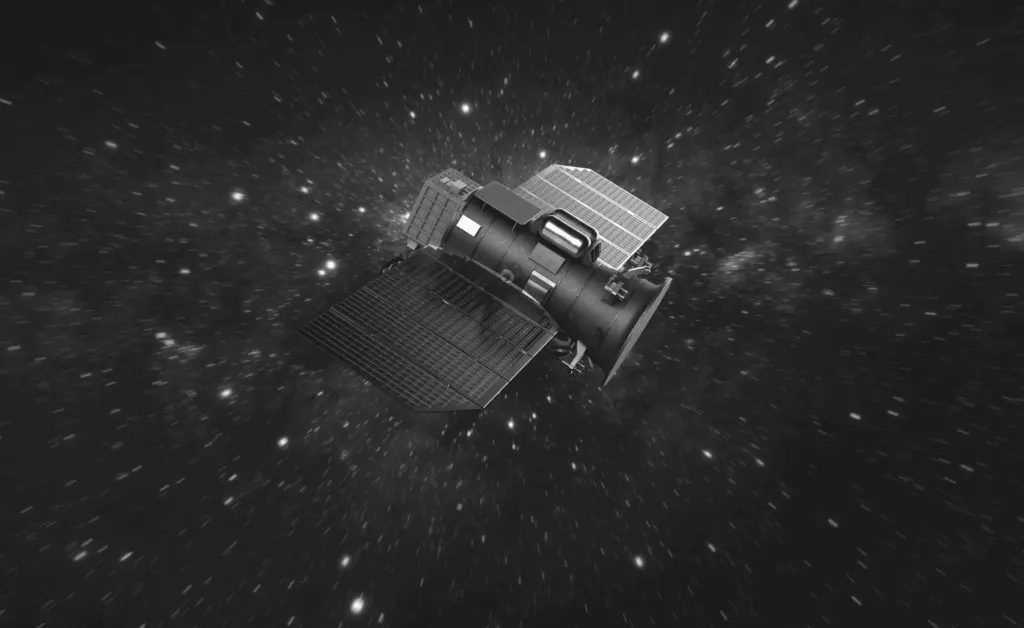 this image of a satelite in space illustrates our discussion topic about domain registrars