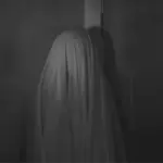 This image of a spooky ghost illustrates our discussion topic about phantom squatting, how hackers use AI hallucinations to hijack your traffic, and how to fight back.