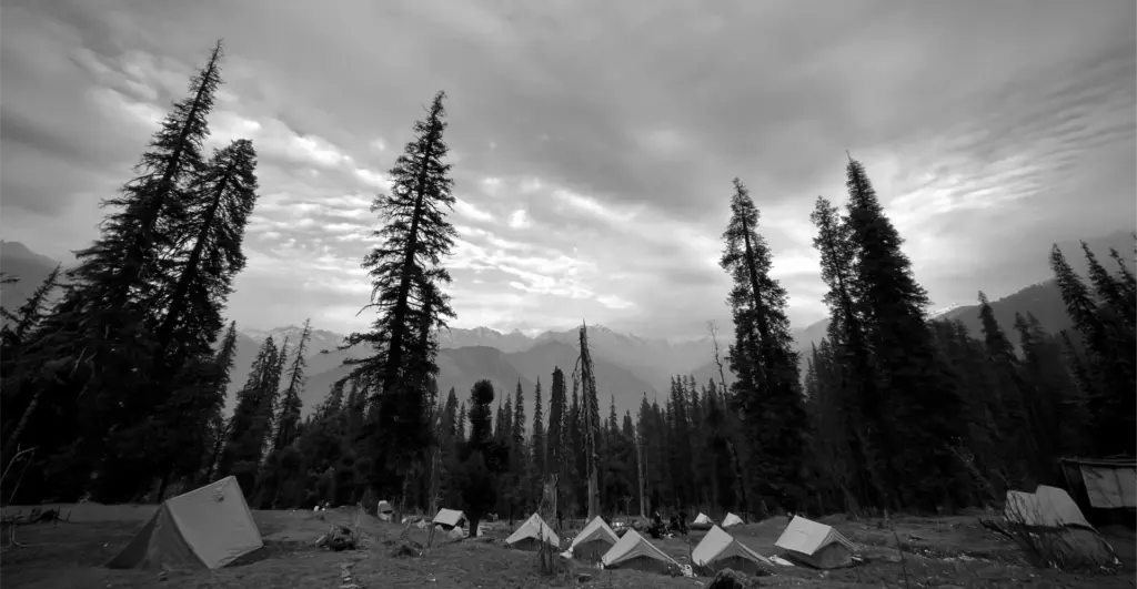 This image of a wooded encampment at the base of a mountain illustrates our discussion topic: The ICANN reveal of new gTLDs, and what that means for you.