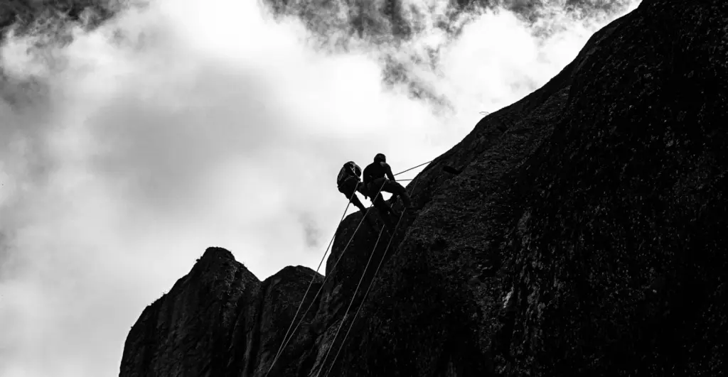 This image of two hikers climbing a mountain illustrates our discussion topic: The ICANN reveal of new gTLDs, and what that means for you.