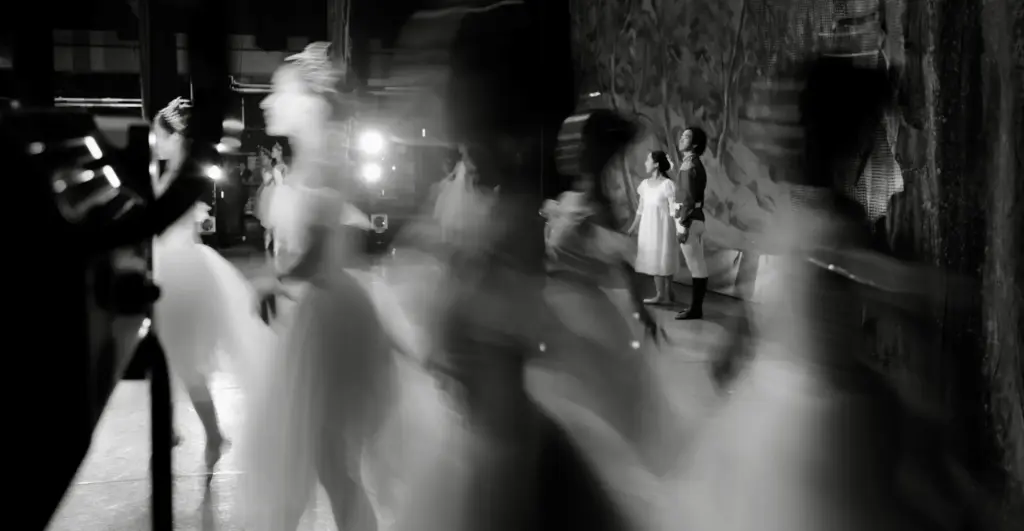 This image of a blur of paparazzi illustrates our discussion topic: Celebrity impersonations, CEO fraud, and identity protection.